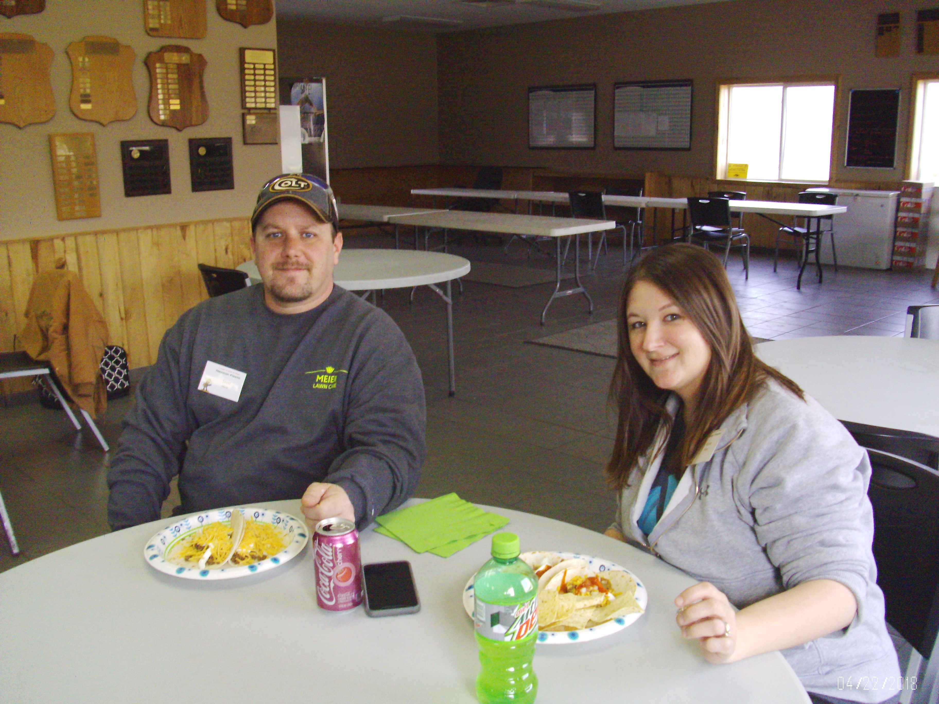 FIRST PLACE WINNER SCOTT AND HIS WIFE KATIE